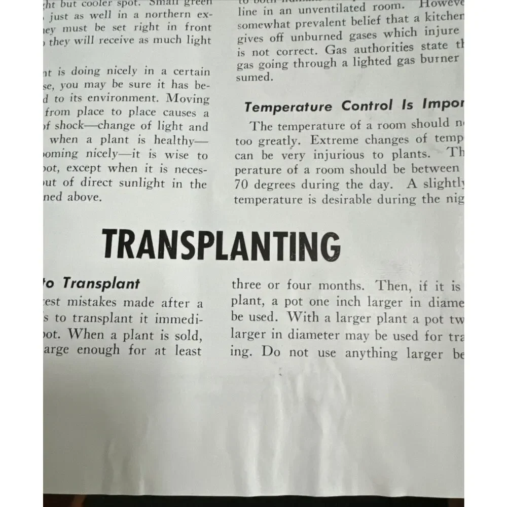 How To Grow House Plants Successfully 1946 VTG Booklet Leonard‎ Wall READ NOTE